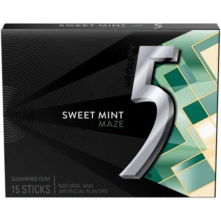 Five Five Sweet Mint Gum 15 Pieces, PK120 349329